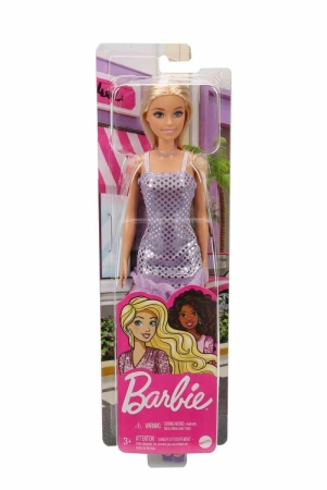 barbie-doll-with-blonde-hair-lavender-metallic-mini-dress-trendy-accessories-perfect-kids-toy-gift