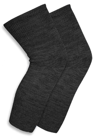 penyan-knee-warmers-woolen-knee-cap-unisex-elastic-support-fully-stretchable-grey-1-pair-none