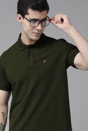 adorate-cotton-blend-regular-fit-solid-half-sleeves-mens-polo-t-shirt-olive-pack-of-1-none