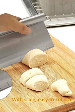 store77-bench-scraper-chopper-stainless-steel-kitchen-food-scraper-icing-smoother-blade-with-measuring-scale-for-dough-cake-pizza