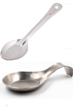 single-spoon-rest-with-cooking-spoon-silver