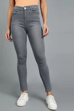 urbano-fashion-grey-denim-slim-fit-womens-jeans-pack-of-1-none