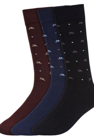 Creature Black Formal Full Length Socks Pack of 3 - Black