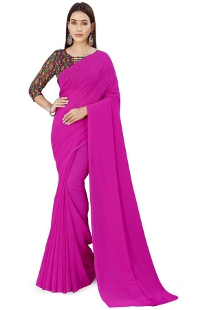 anand-sarees-rani-georgette-saree-with-stitched-blouse-pack-of-1-rani