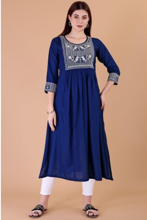 glomee-blue-rayon-womens-nayra-kurti-pack-of-1-none