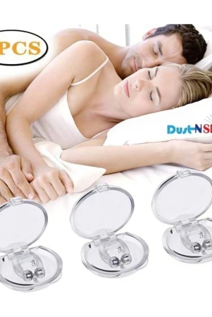 dust-n-shine-anti-snoring-device-for-ease-breathing-stop-snoring-silicone-magnetic-nose-clip-relieve-snore-sleeping-aid-devices-for-women-men-pack-of-1