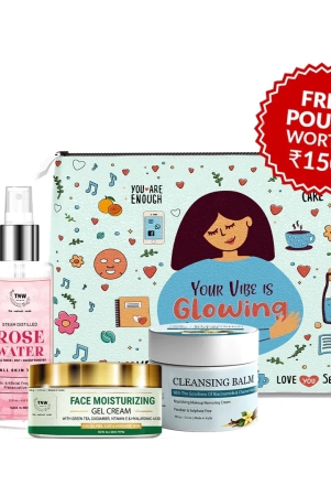 make-up-removal-kit-vitamin-c-face-serum-rose-water-face-moisturizing-gel-cream-cleansing-balm-get-a-free-pouch