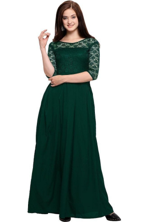 sheetal-associates-green-crepe-womens-fit-flare-dress-pack-of-1-none