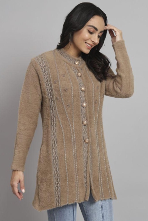 ewoolsin-woollen-round-neck-womens-buttoned-cardigans-brown-none