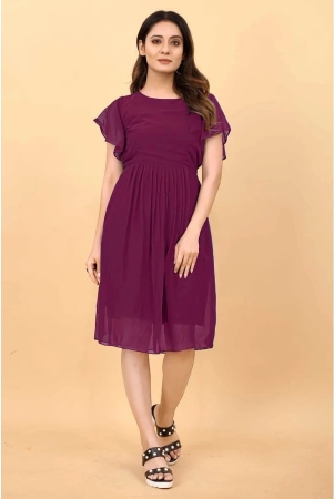 jash-creation-georgette-solid-knee-length-womens-fit-flare-dress-purple-pack-of-1-none