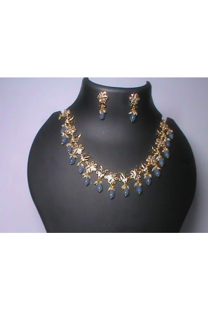 stunning-american-diamond-necklace-set-with-blue-beads