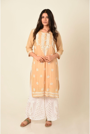 ladies-new-fashion-hand-chikankari-kurti-peach