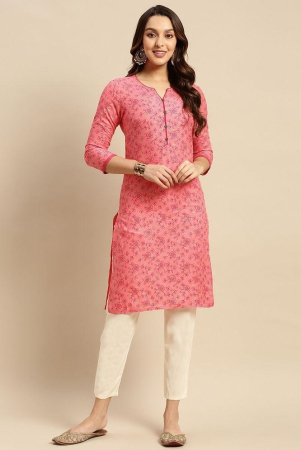 rangita-women-rayon-pink-floral-printed-knee-length-straight-kurti-none