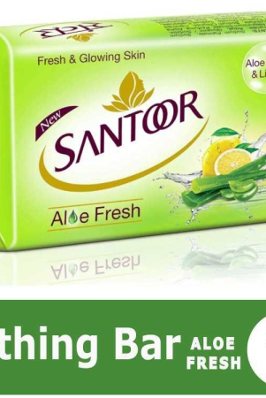 santoor-aloe-fresh-bathing-bar-100gm