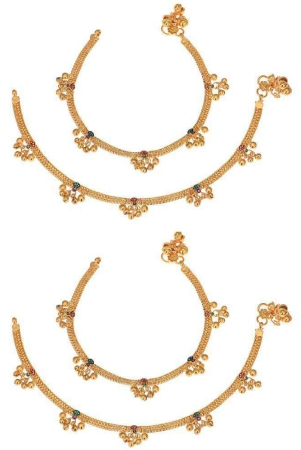 aanyacentric-gold-anklets-pack-of-2-gold