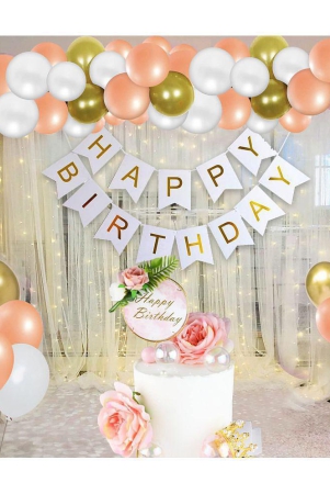 party-propz-happy-birthday-decoration-kit-combo-set-birthday-bunting-white-net-metallic-confetti-balloons-with-balloon-knot-63pcs-happy-birthday-decorations-items-multi-color