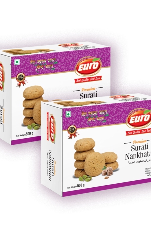 euro-premium-surti-nankhatai-cookies-500g-authentic-taste-traditional-recipe-best-quality-indian-shortbread-biscuits-snacks-perfect-for-tea-time-delights-family-gatherings-and-gifting-moments-vegetarian-vegan