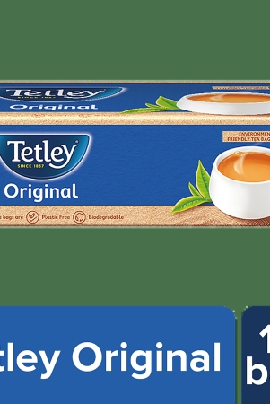 Tetley Black Tea - Original, Classic Assam Blend, Staple-Free, Environment Friendly Bags, 170 G (100 Bags X 1.7 G Each)