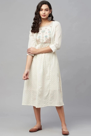 amiras-indian-ethnicwear-off-white-cotton-womens-a-line-dress-pack-of-1-none