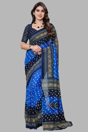 kashvi-sarees-georgette-printed-saree-with-blouse-piece-blue-pack-of-1-blue