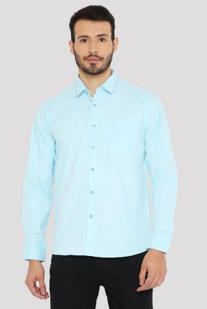 maharaja-cotton-blend-slim-fit-checks-full-sleeves-mens-casual-shirt-blue-pack-of-1-none