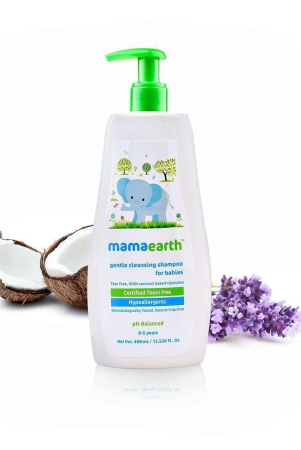 Mamaearth Gentle Cleansing Natural Baby Shampoo, 400ml