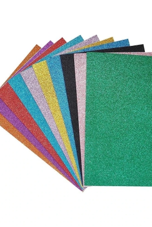 eclet-a4-glitter-foam-sheet-sparkles-2-mm-thick-10-different-color-for-art-craft