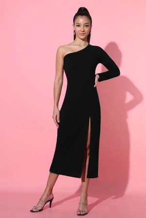 addyvero-cotton-blend-solid-midi-womens-side-slit-dress-black-pack-of-1-none