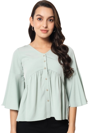 all-ways-you-women-top-crepe-fabric-green-xs