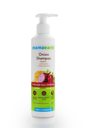 Mamaearth Onion Shampoo with Onion & Plant Keratin, 250 ml
