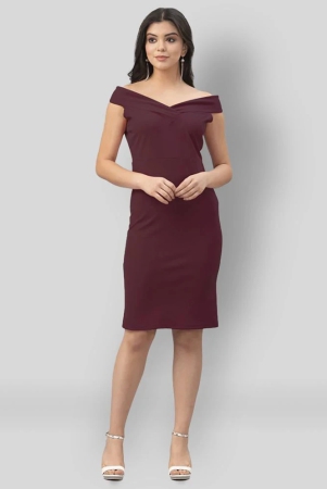 selvia-maroon-cotton-blend-womens-bodycon-dress-pack-of-1-none