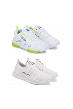 white-and-green-solid-casual-shoes-for-men