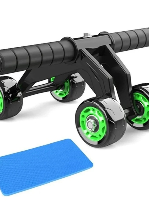 ab-roller-set-with-knee-mat-for-gym-workout-fitness-exercise-pack-of-1-free-size