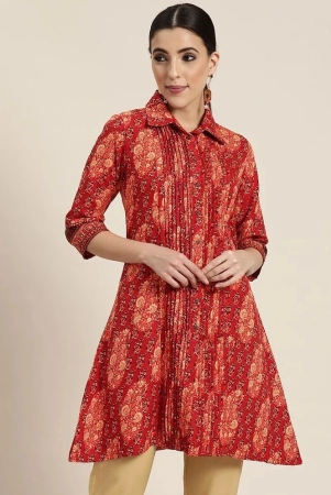 juniper-red-rayon-womens-a-line-kurti-pack-of-1-none