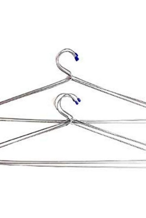 tisyaa-stainless-steel-standard-clothes-hangers-pack-of-6-