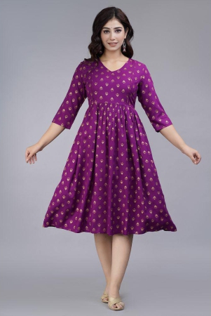 smien-purple-rayon-womens-anarkali-kurti-pack-of-1-none