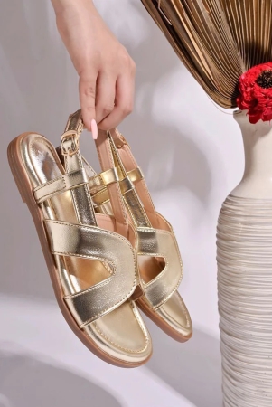 stylestry-gold-womens-flats-none