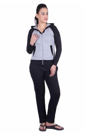 vivid-bharti-black-fleece-solid-tracksuit-xl