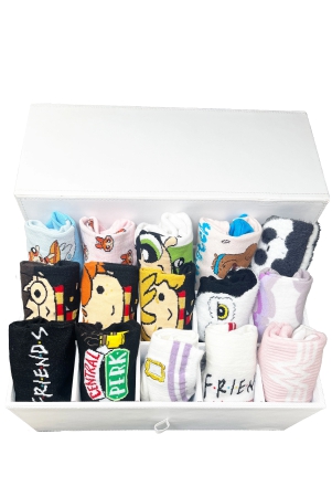 balenzia-adorable-socks-drawer-for-women-pack-of-15-stretchable-from-19-cm-to-30-cm-15-n-white