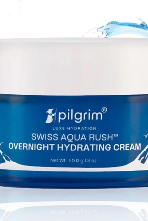 pilgrim-swiss-aqua-rush-overnight-hydrating-face-cream-crafted-with-powerful-hydrators-swiss-aqua-rush-aquaxyl-ceramides-overnight-intense-hydration-fortifies-skin-barrier-50g