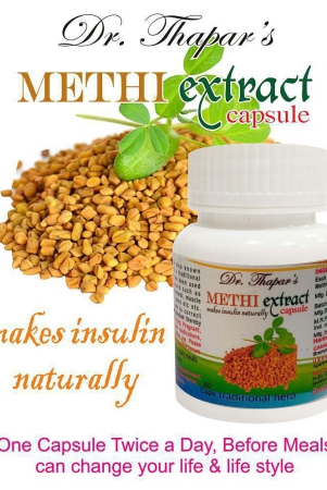 Dr. Thapar's Anti Diabetes METHI Extract 60 Capsule 500 mg