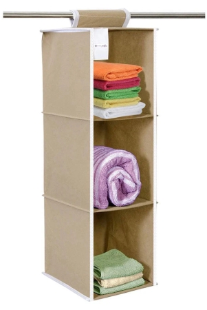 prettykrafts-hanging-3-shelves-wardrobe-organiser