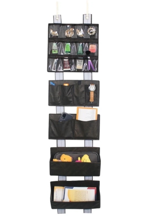 prettykrafts-multipurpose-strong-velcro-wall-holder-storage-box-shelf-saving-organiser-for-storage-bedroom-living-room-wall-pouch-over-the-door-organizerpack-of-1-jutebrown