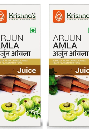 krishnas-herbal-ayurveda-arjun-amla-juice-500ml-pack-of-2-