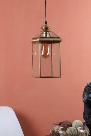 eliante-gold-brass-base-transparent-glass-shade-hanging-light-855-1lp-without-bulb