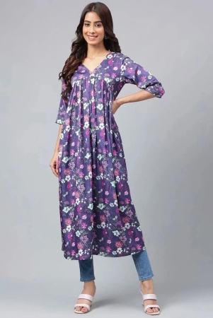 janasya-navy-blue-satin-womens-flared-kurti-pack-of-1-none