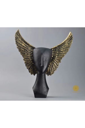 flying-face-statue-black