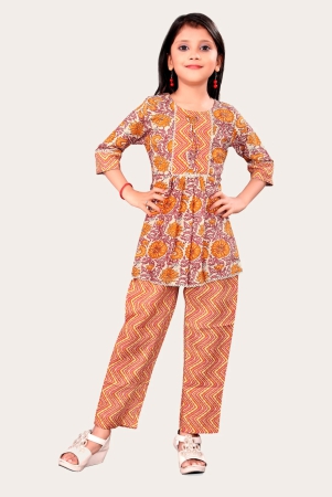 girls-casual-kurta-and-trouser-set-yellow-6-7-years