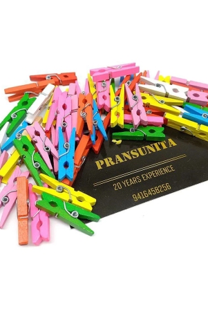 pransunita-80-pcs-small-natural-wooden-clothespins-with-10-mts-jute-twine-thread-for-photos-display-gift-wrapping-hanging-pictures-home-school-arts-crafts-dcor-size-25-cm-multicolore