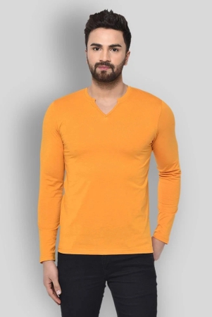 glito-mustard-cotton-blend-regular-fit-mens-t-shirt-pack-of-1-none